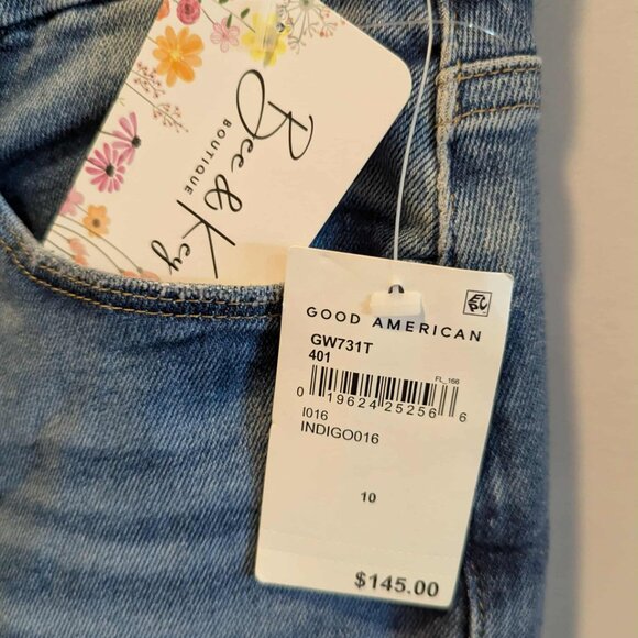 Good American Good Waist Indigo016 Skinny Jeans NWT - Picture 4 of 4